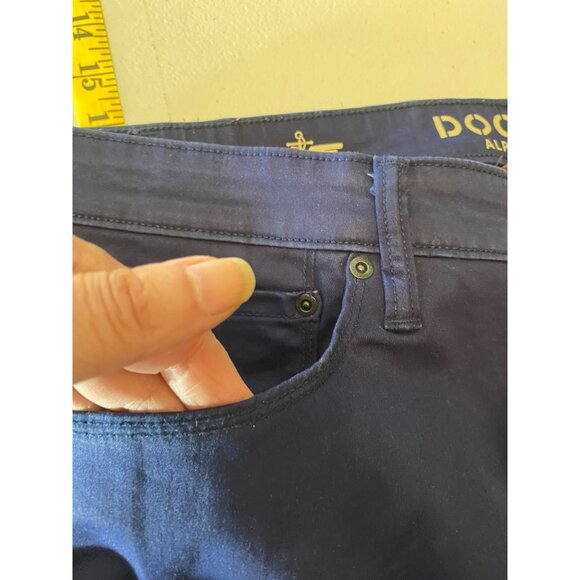 2 Pairs Dockers Mens Alpha Khaki Pants Supreme Flex Black Blue W36 L32 - Picture 7 of 12